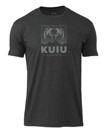 KUIU Topo Mountain T-Shirt | Charcoal
