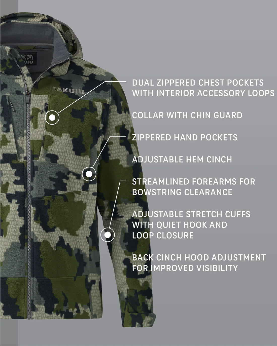 KUIU Proximity LT Hooded Jacket | Verde