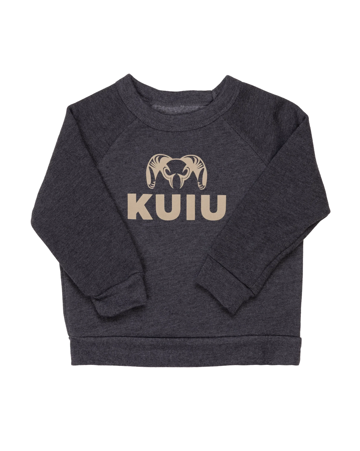 Toddler Stacked Logo Crewneck Sweatshirt | Khaki