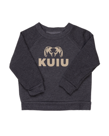 Toddler Stacked Logo Crewneck Sweatshirt | Khaki