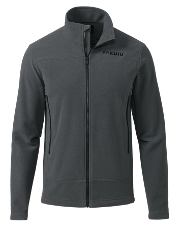 Border Fleece Full Zip | Gunmetal
