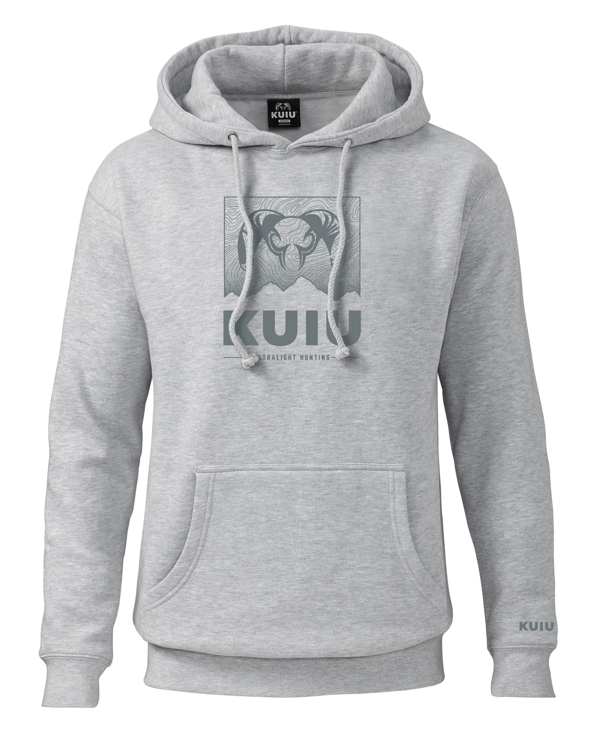 KUIU Topo Mountain Hoodie | Heather Grey