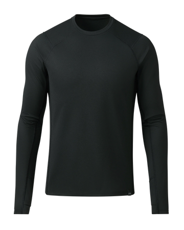 Vital S3 Long Sleeve Crew | Black