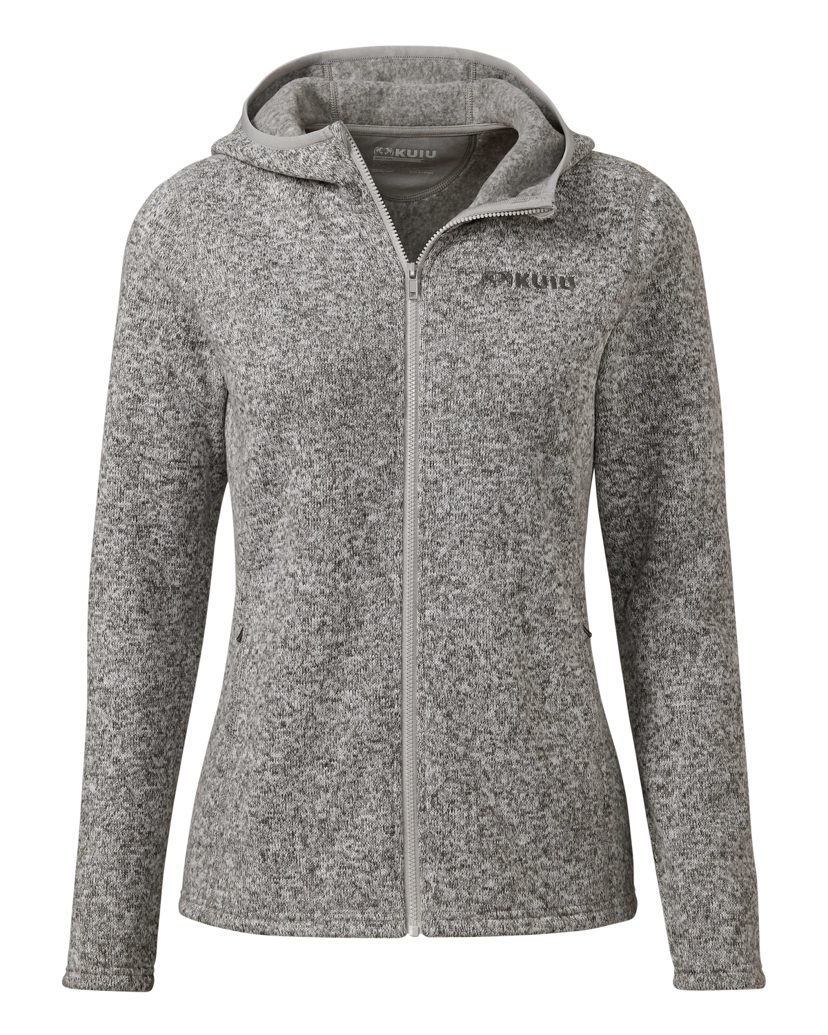Women's Base Camp Hooded Sweater | Stone White Heather
