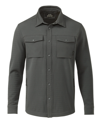 Blockfield Fleece Shirt Jacket | Gunmetal