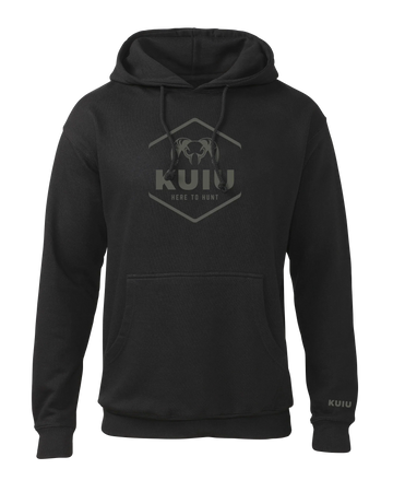 KUIU Stacked Here to Hunt Hoodie | Black