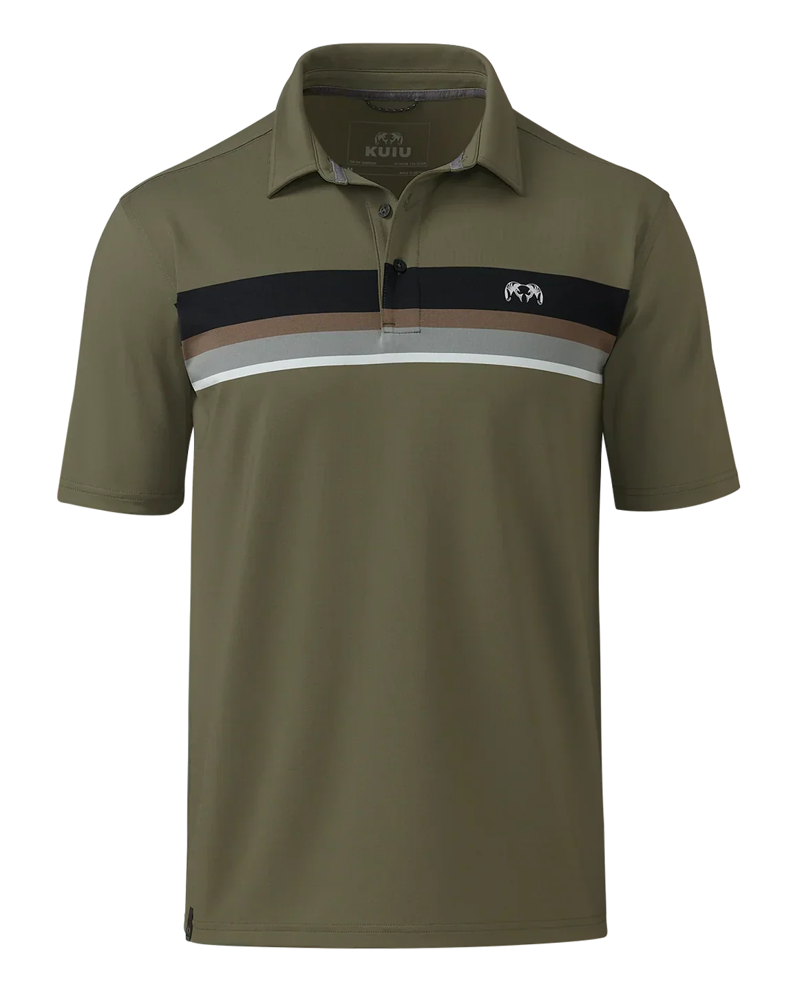 KUIU Performance Polo Stripe | Evergreen Chest Stripe