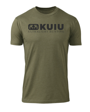 KUIU Block Logo T-Shirt | Military Green