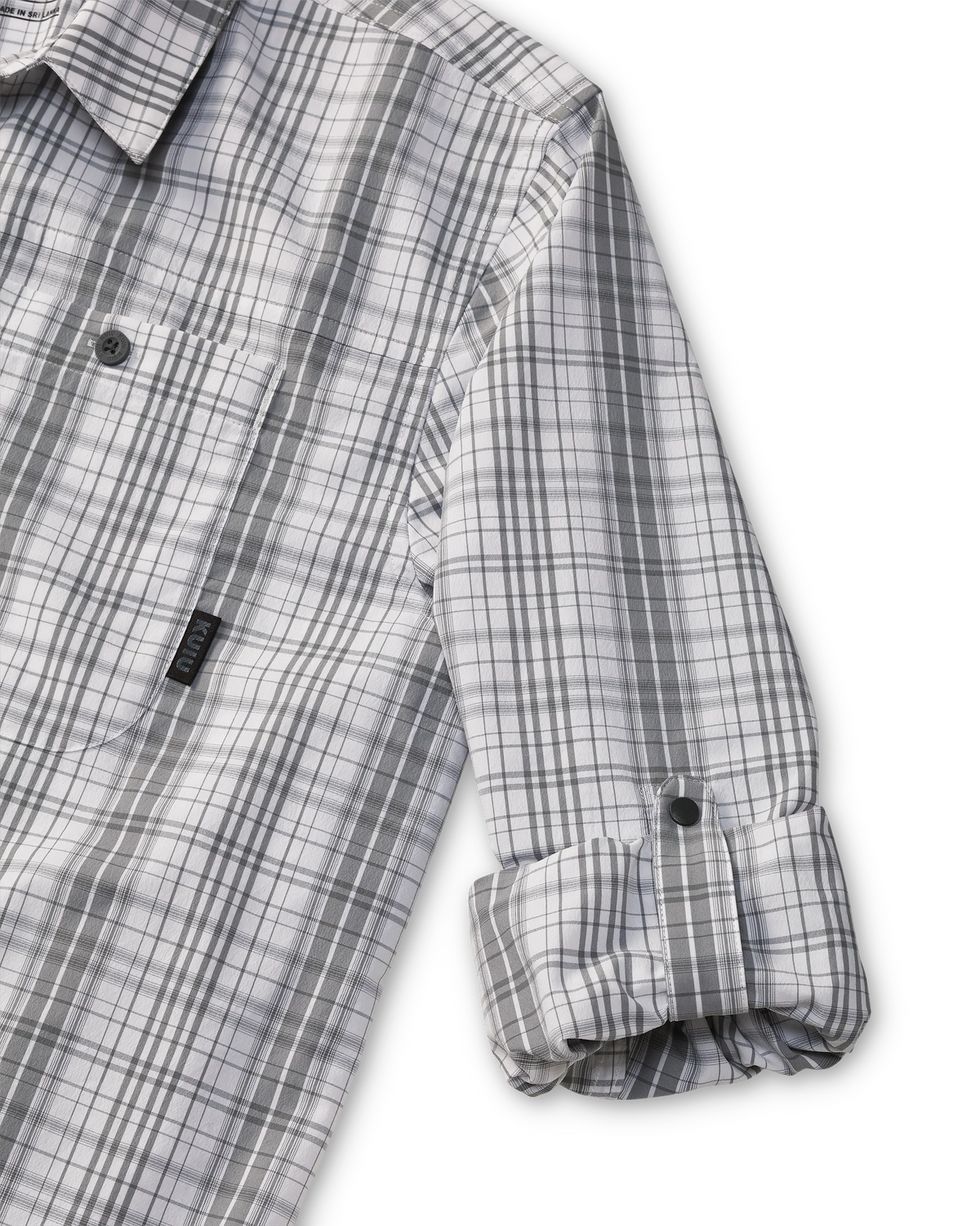 Borrego LS Shirt | Granite Plaid
