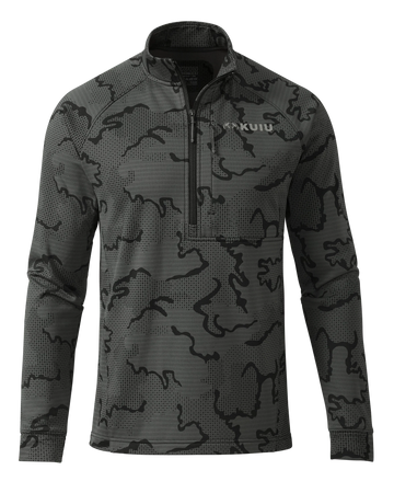 Ridgepoint Fleece Zip-T | Black Tonal
