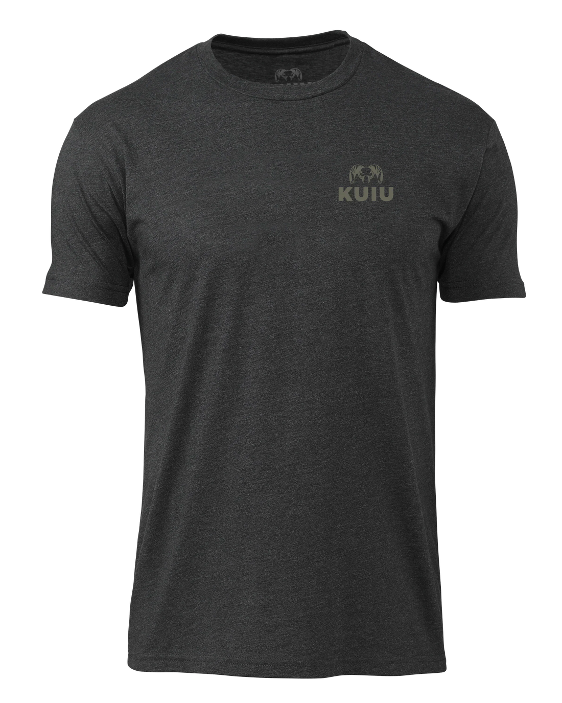 KUIU Here to Hunt Back Logo T-Shirt | Charcoal