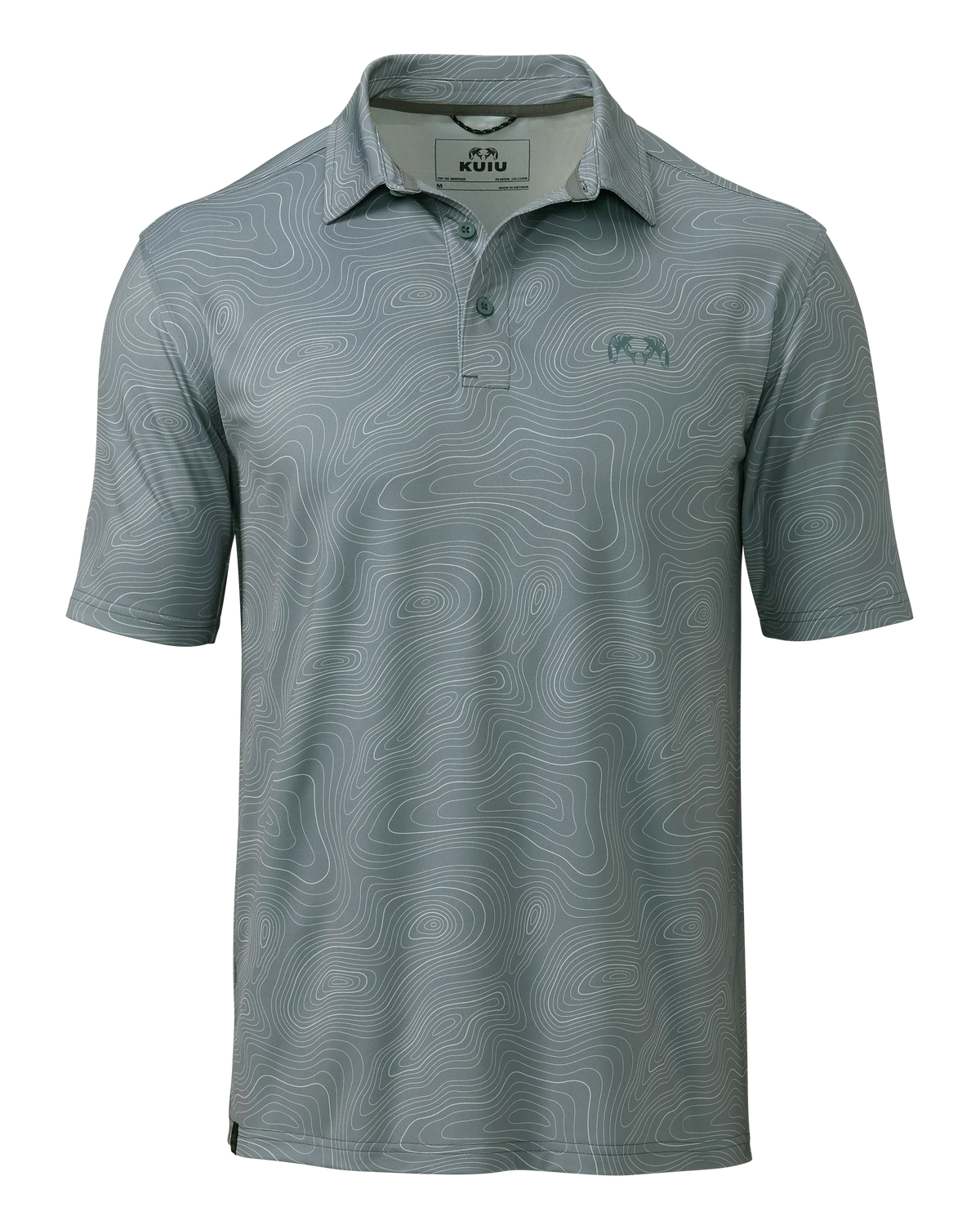KUIU Performance Polo Topo | Slate Topo
