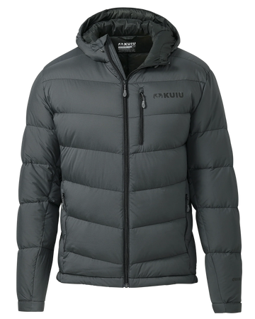 Super Down PRO Hooded Jacket | Gunmetal
