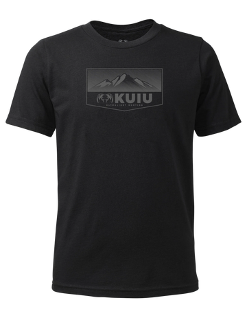 Youth Ultralight Mountain Logo T-Shirt | Black