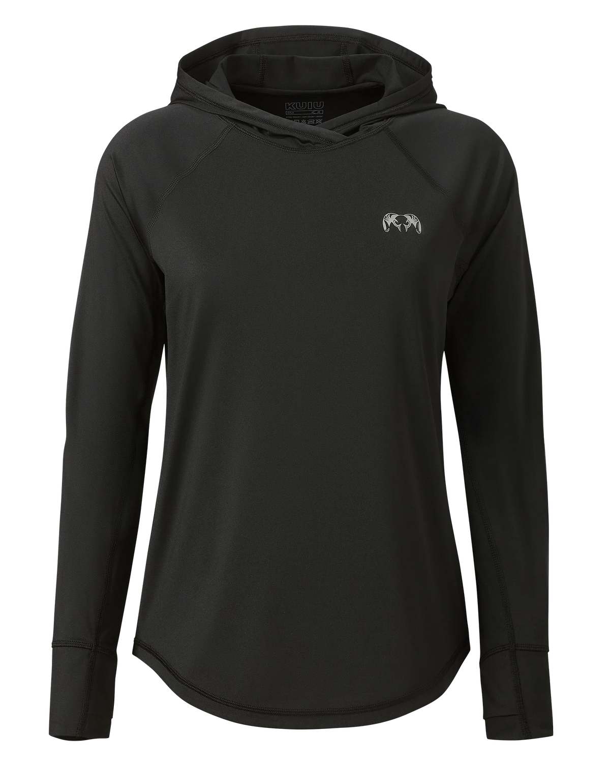 Women's Gila LS Hoodie | Black