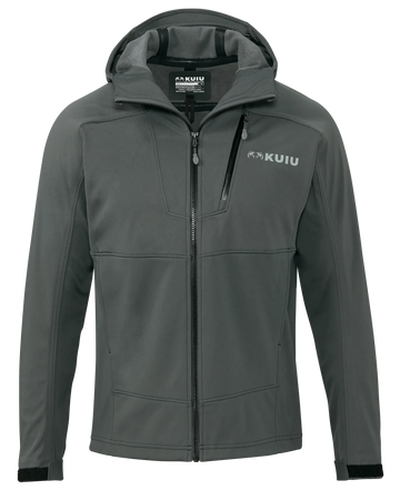 Axis Hybrid Hooded Jacket | Gunmetal