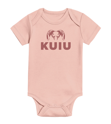 KUIU Stacked Logo Baby One-Piece | Ballet