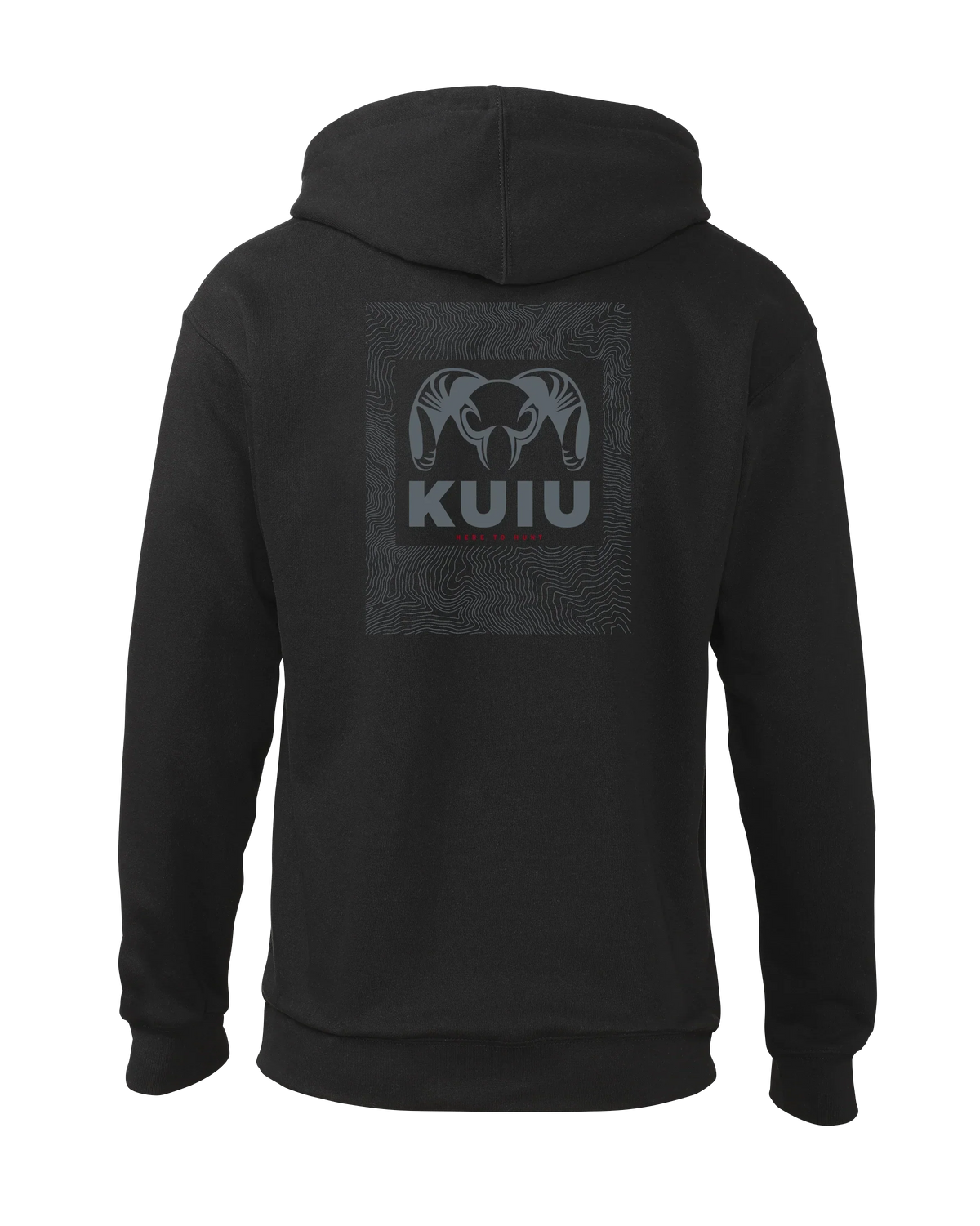 KUIU Topo Back Logo Hoodie | Black