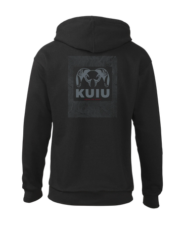 KUIU Topo Back Logo Hoodie | Black
