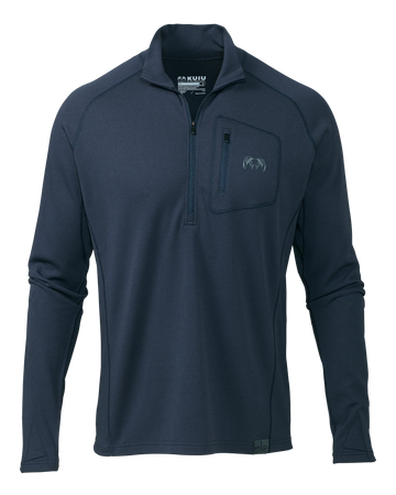 PRO Merino 200 Zip-T | Steel Blue
