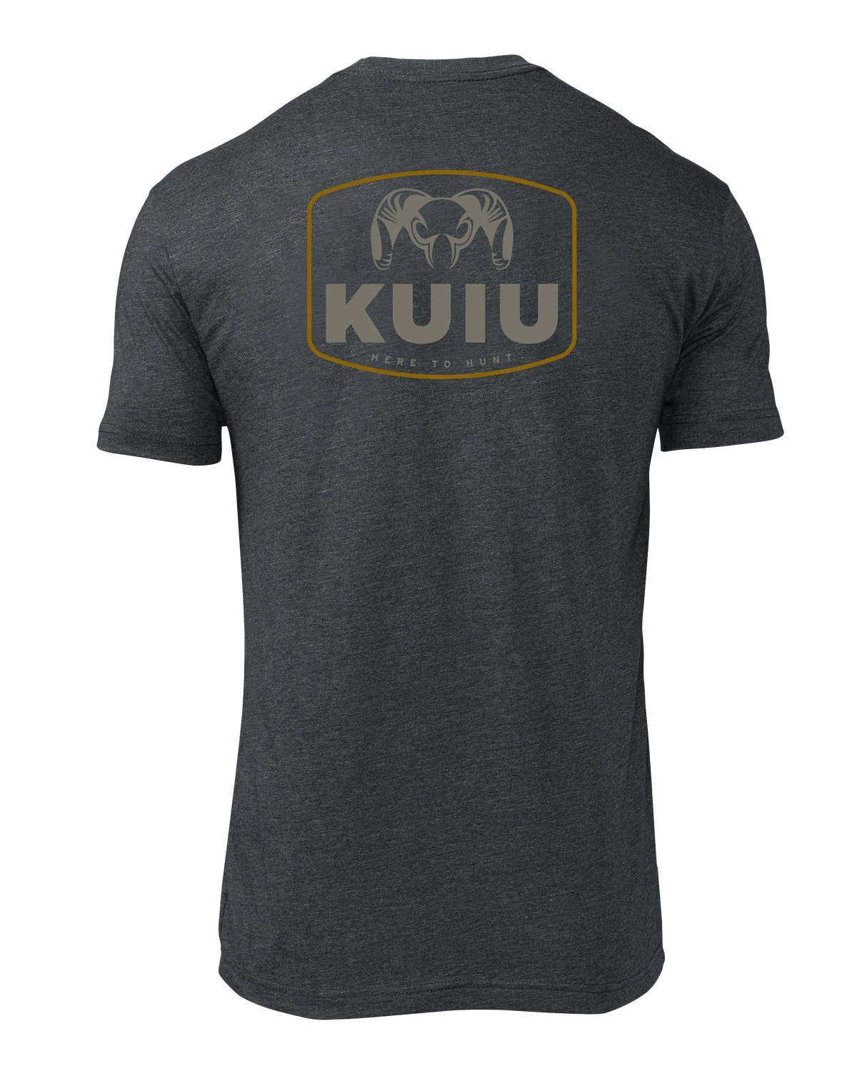 KUIU Here to Hunt Patch T-Shirt | Charcoal