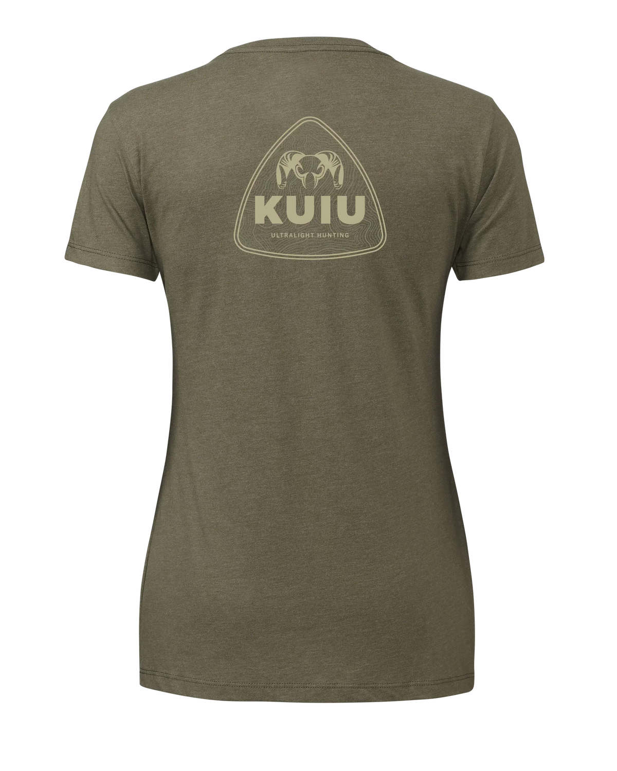 Outlet KUIU Women’s Topo Shield T-Shirt | Military Green