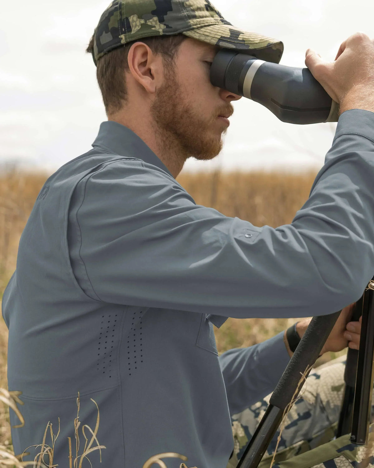Mesa Vented LS Snap Shirt | Verde