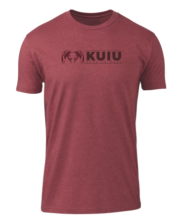 KUIU Here to Hunt Logo T-Shirt | Cardinal