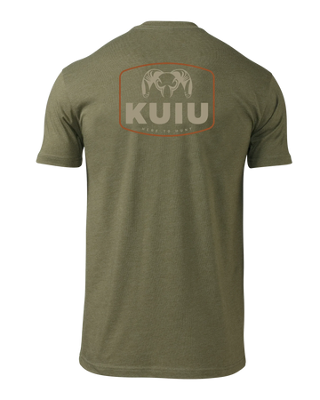 KUIU Here to Hunt Patch T-Shirt | Military Green