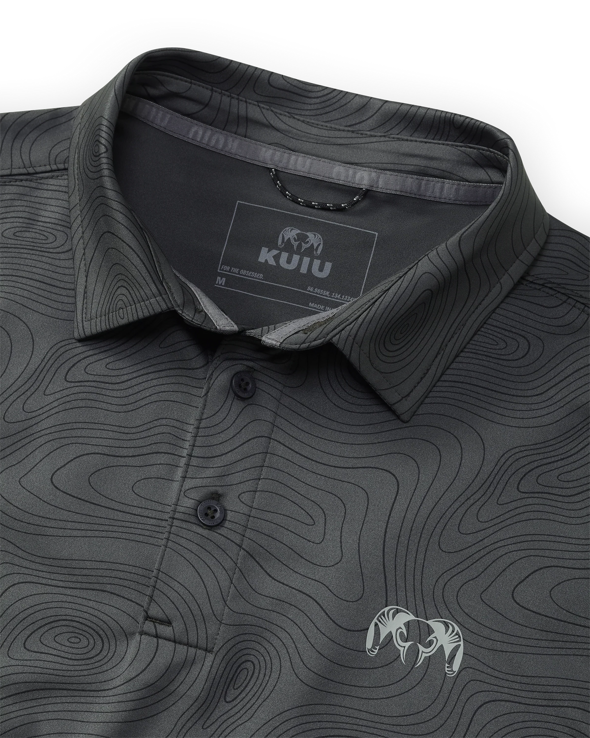 KUIU Performance Polo Topo | Gunmetal Topo