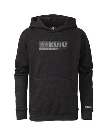 Youth Here to Hunt Gritstone Hoodie | Charcoal