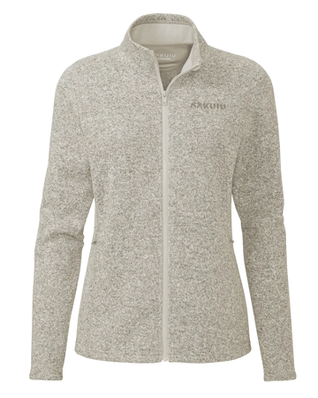 Women's Base Camp Full Zip Sweater | Woodsmoke Heather