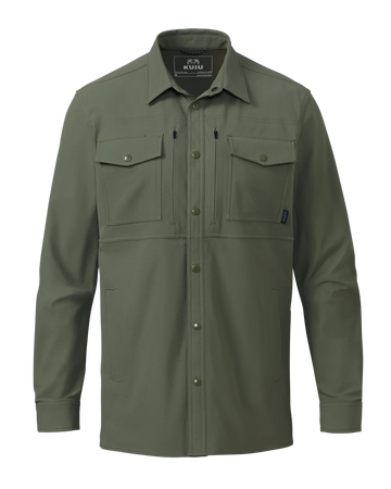 Outlet Tour Shirt Jacket | Dark Sage