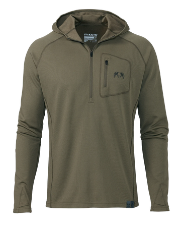 PRO Merino 200 Zip-T Hoodie | Ash