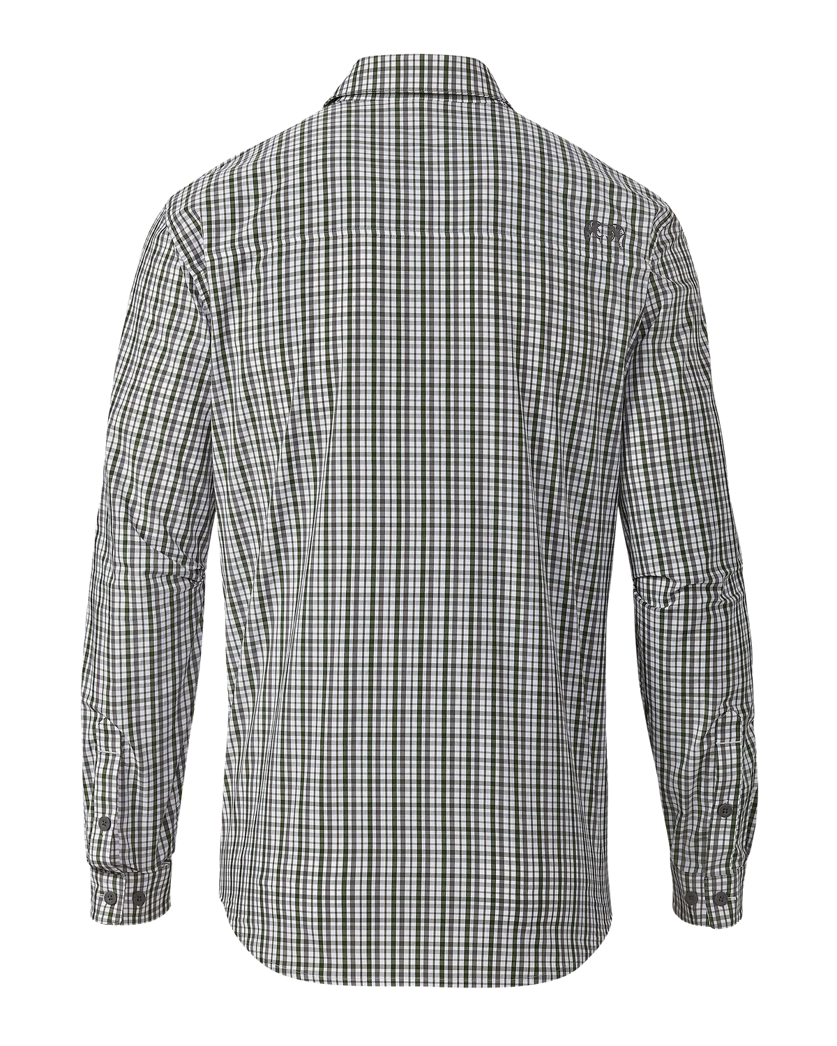 Borrego LS Shirt | Mini Cross Check Verde Plaid