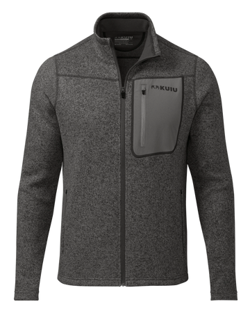 Base Camp Full Zip Sweater | Charcoal Heather