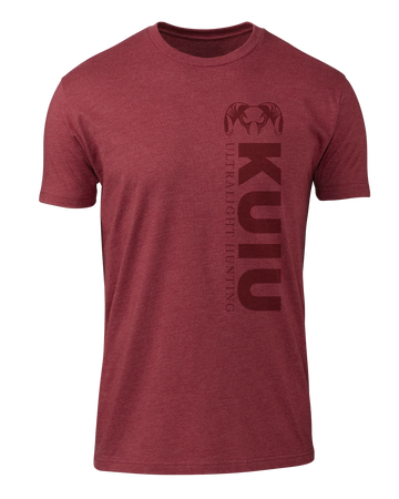 KUIU Solid Vertical T-Shirt | Cardinal