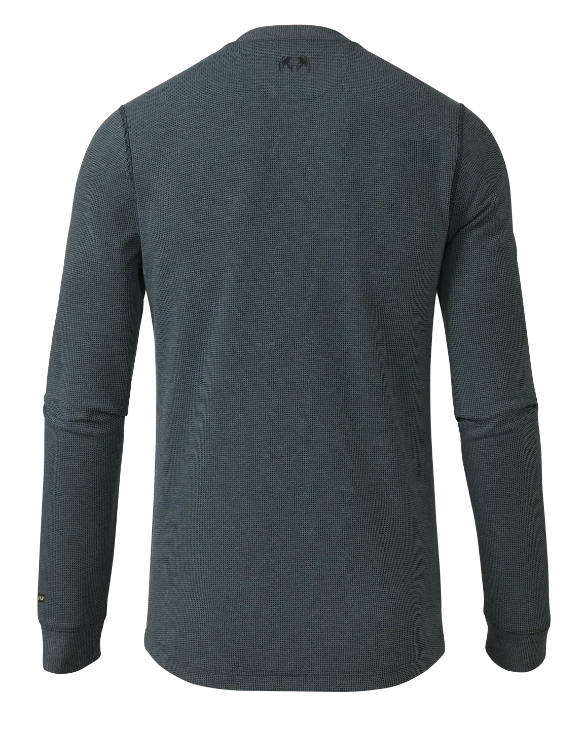 Canyon Waffle Henley | Steel Blue Heather