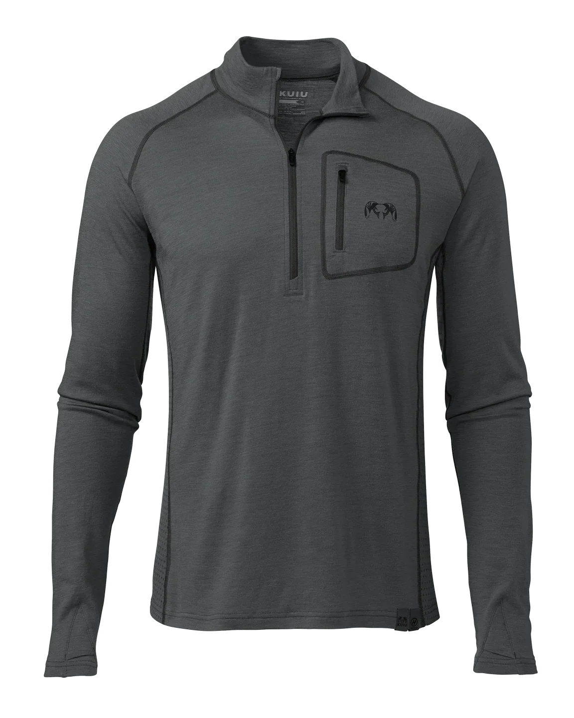 ULTRA Merino 145 Zip-T Hunting Shirt | Gunmetal