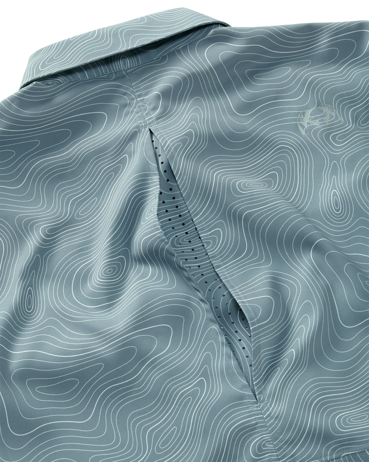 Mesa Vented SS Snap Shirt Topo | Glacier Topo Print