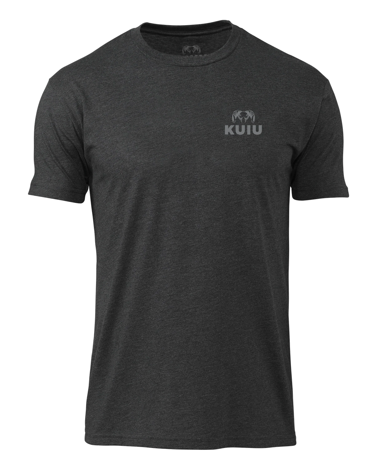 KUIU Vertical Flag Logo T-Shirt | Charcoal
