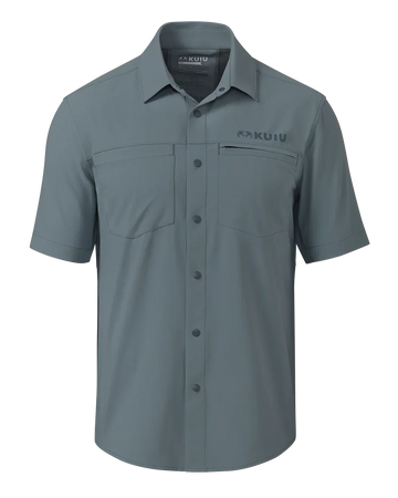 Mesa Vented SS Snap Shirt | Slate