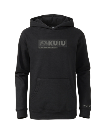 Youth Here to Hunt Gritstone Hoodie | Black