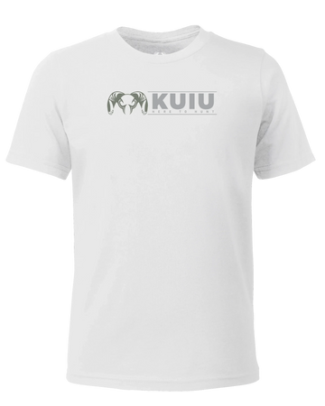 Youth Here to Hunt Logo T-Shirt | White
