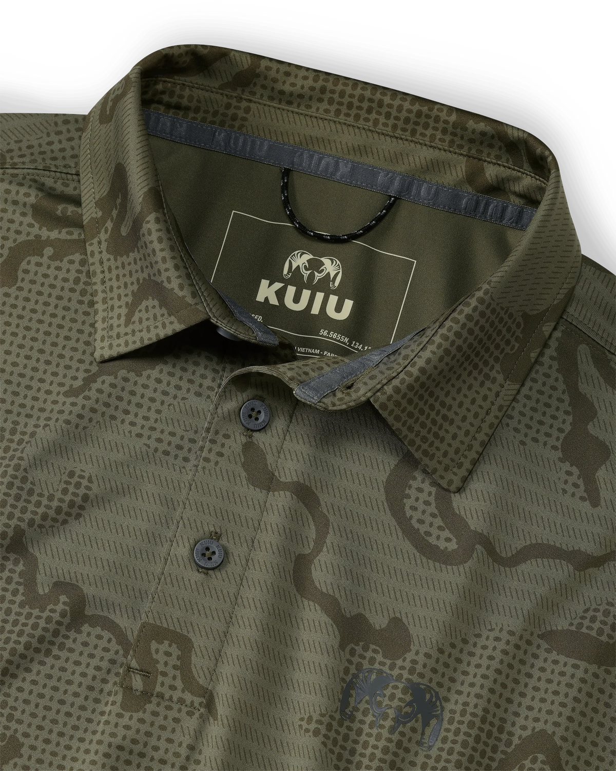 KUIU Performance Polo | Dark Sage Tonal