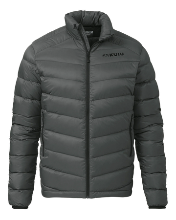 Outlet Super Down LT Jacket | Gunmetal