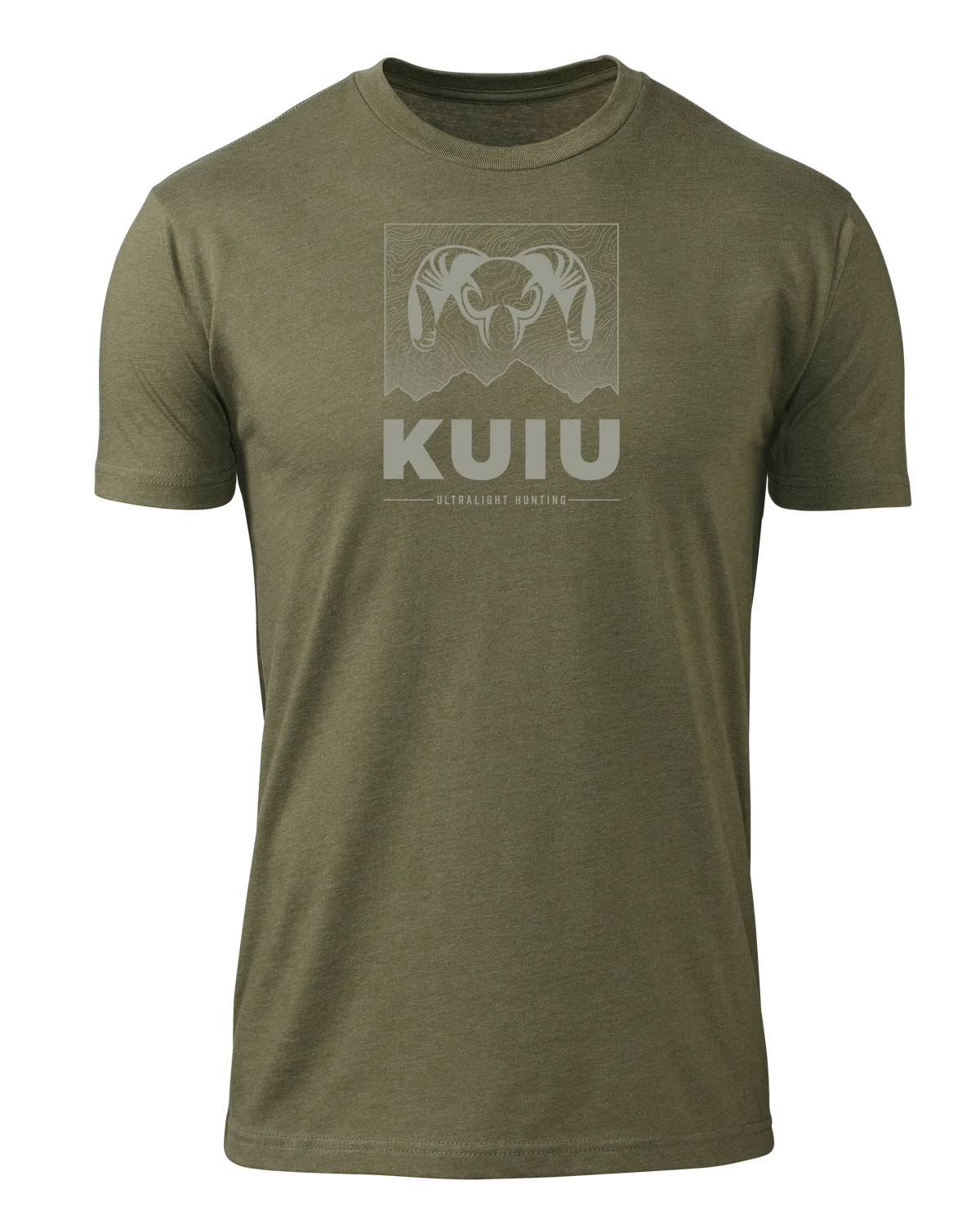 KUIU Topo Mountain T-Shirt | Military Green