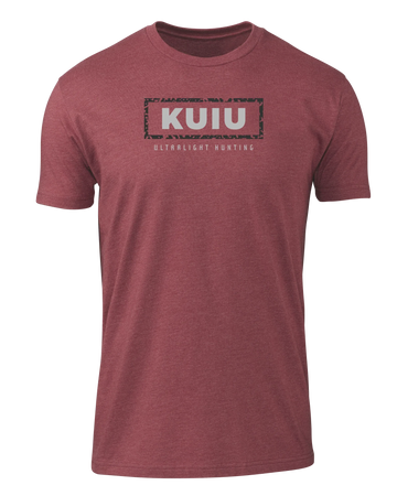 KUIU Box Logo T-Shirt | Cardinal