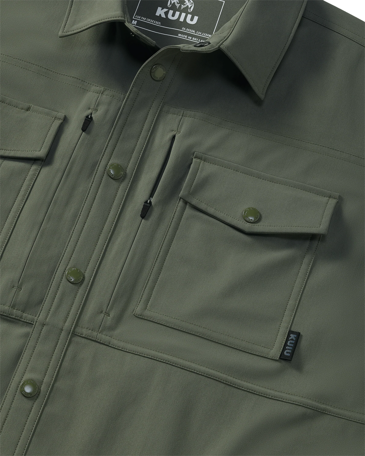 Outlet Tour Shirt Jacket | Dark Sage