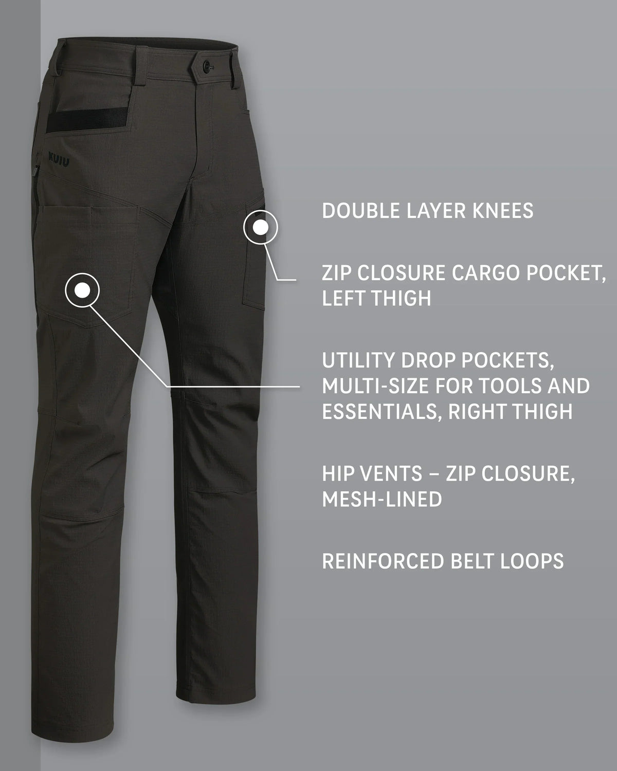 Motive Workgrade Pant | Asphalt